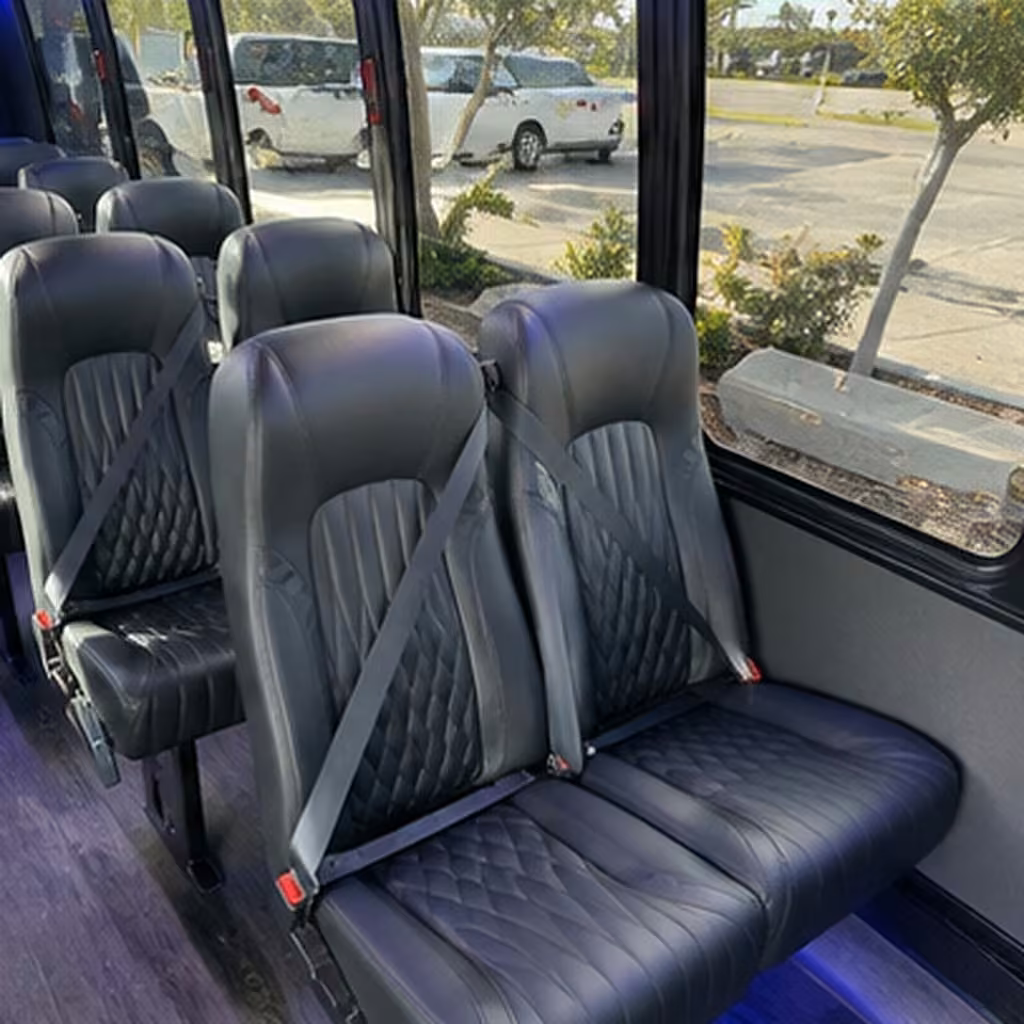 15 35 passenger minibus inside